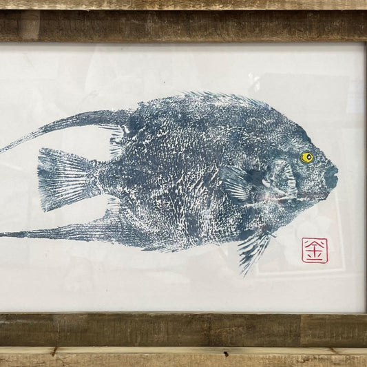 Angel Fish Gyotaku II