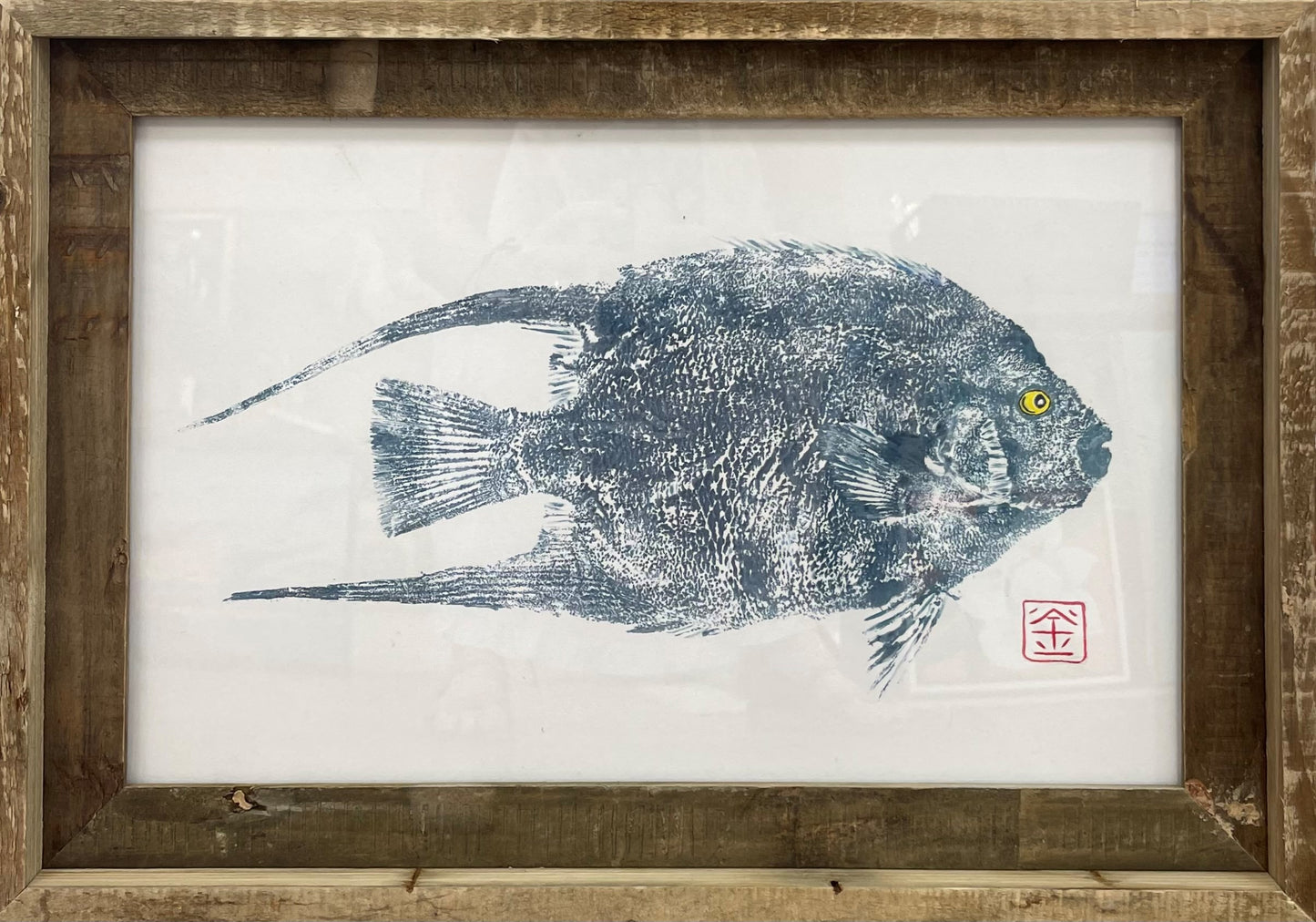 Angel Fish Gyotaku II