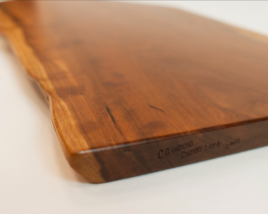 Carved Handle Charcuterie Board