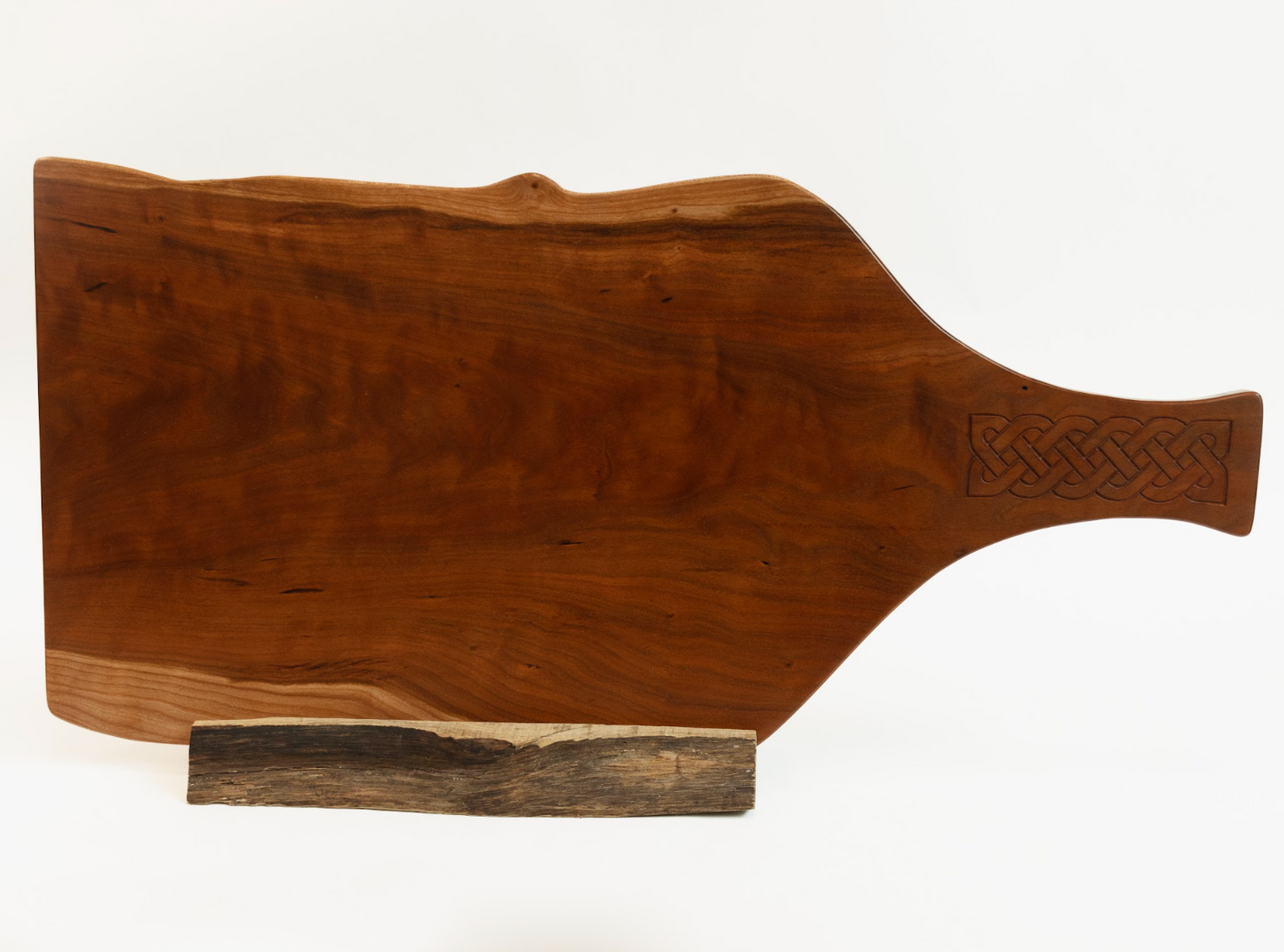 Carved Handle Charcuterie Board