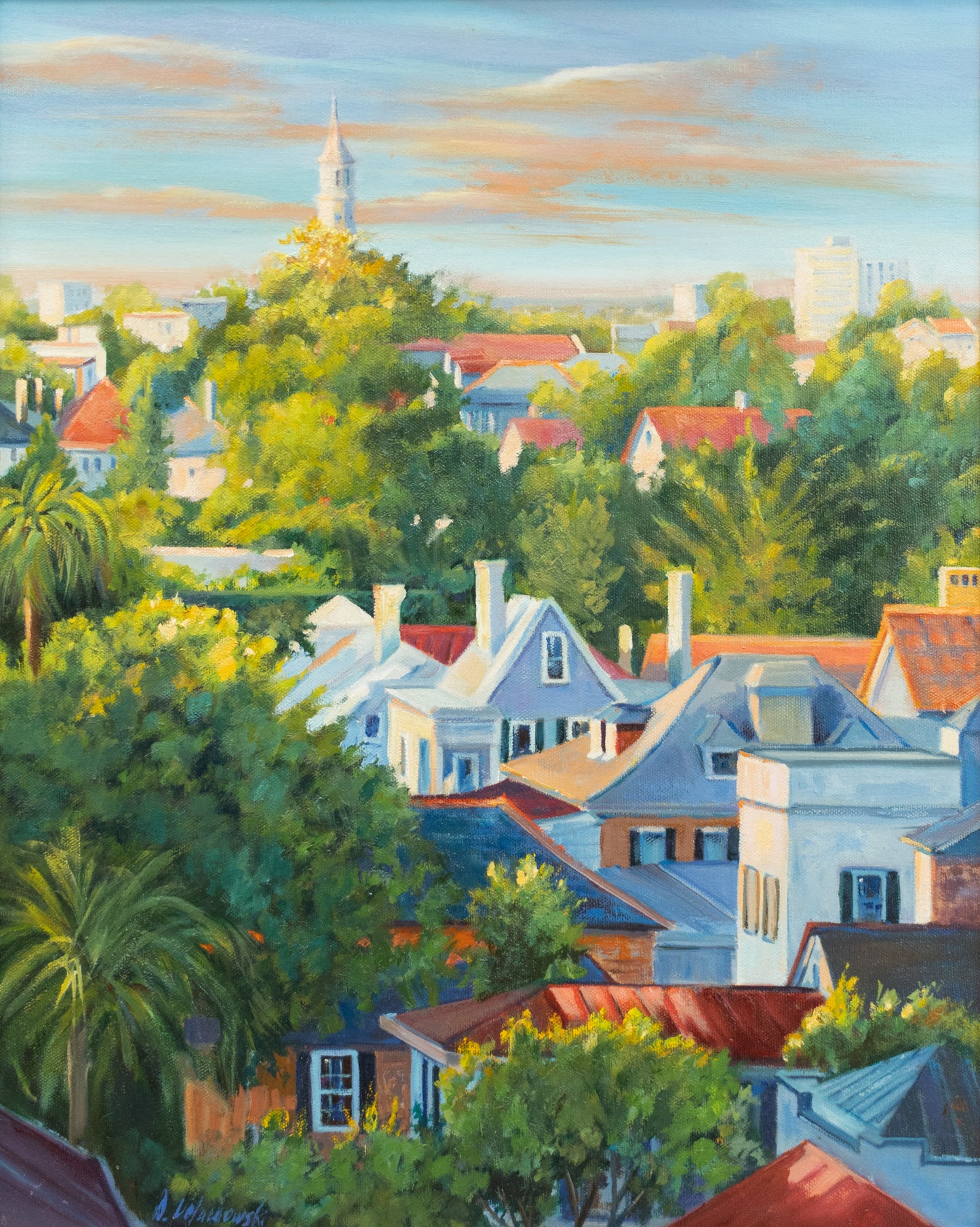 Late Afternoon View of Charleston