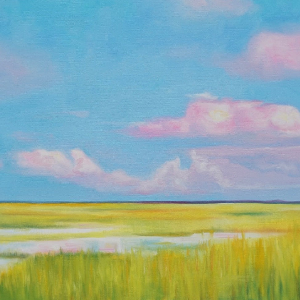 Stopping By The Marsh On A Sunny Evening