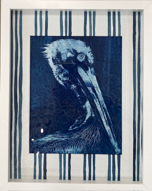 Shorebird in Blue