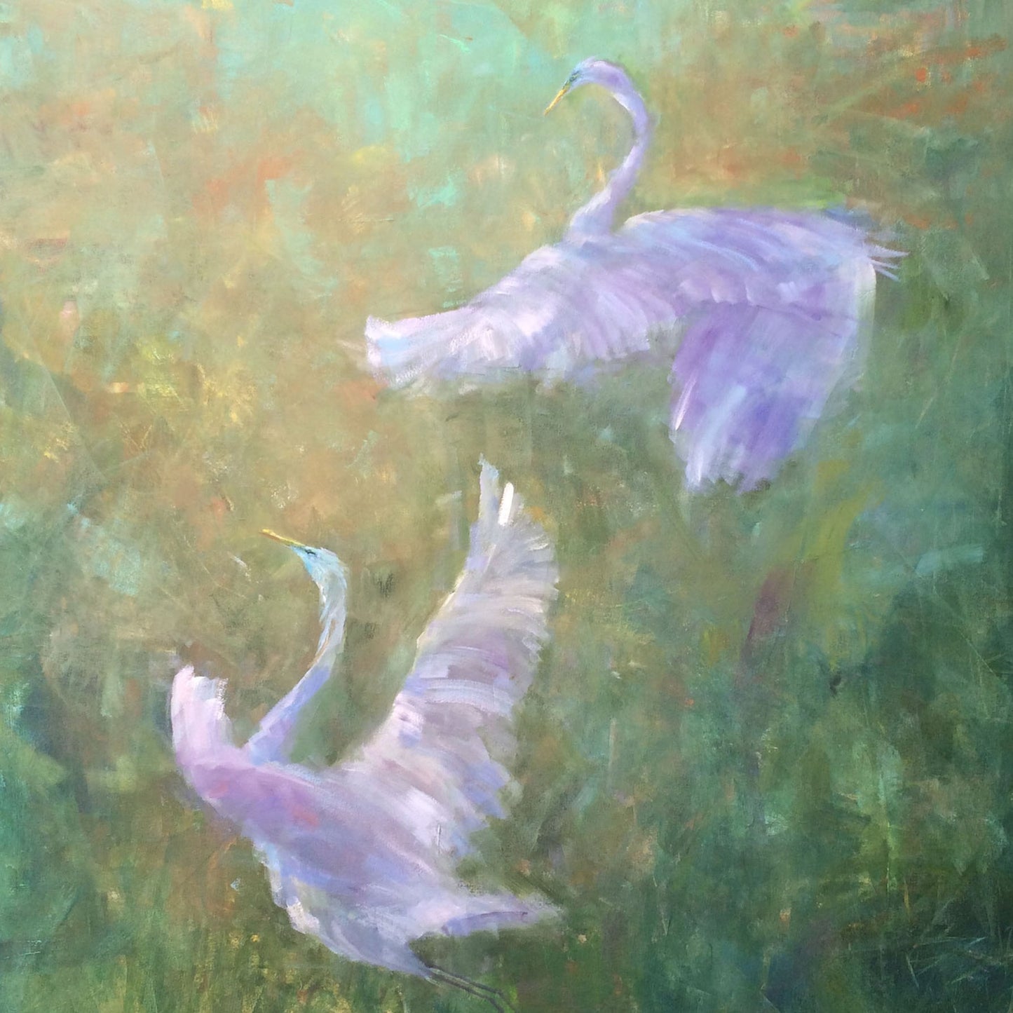 Ascent of the Great Egret II