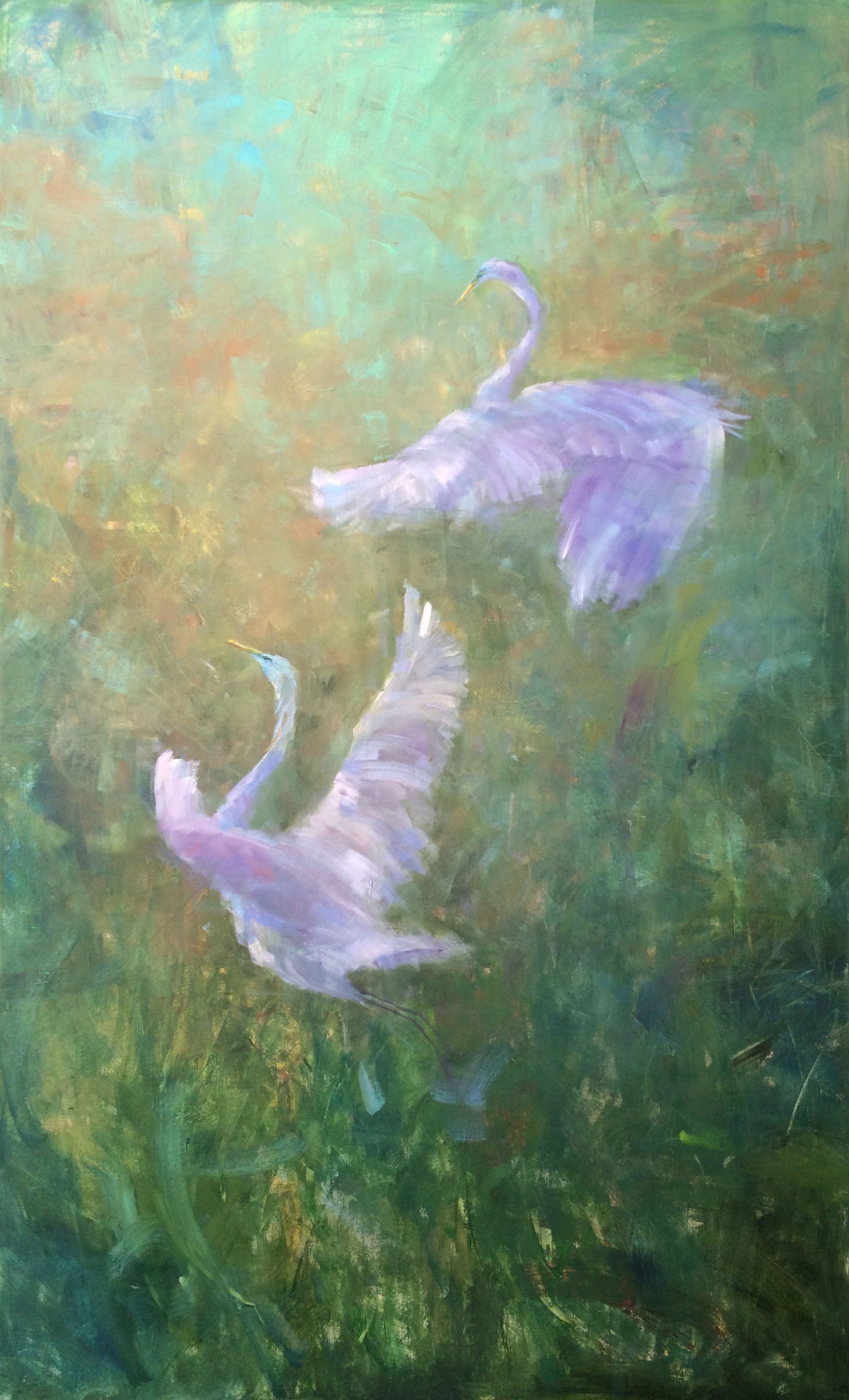 Ascent of the Great Egret II