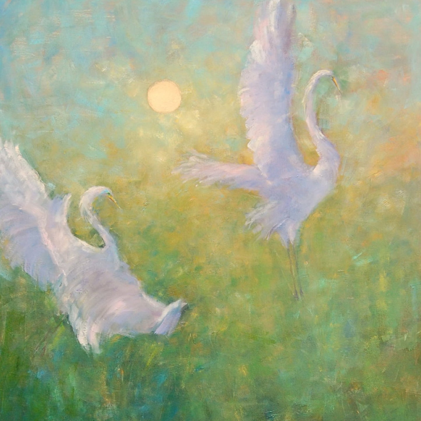 Ascent of the Great Egret I