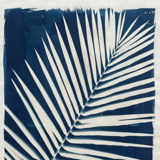 Palm Cyanotype