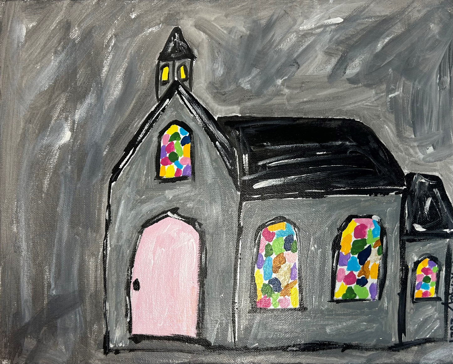 Church with the Pink Door