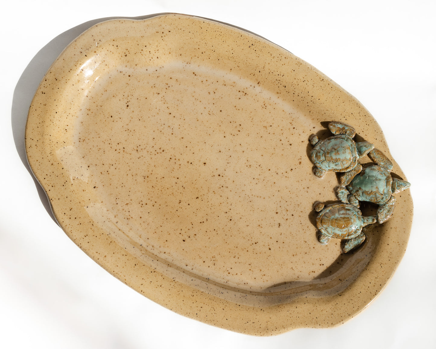 Tan Turtle Platter