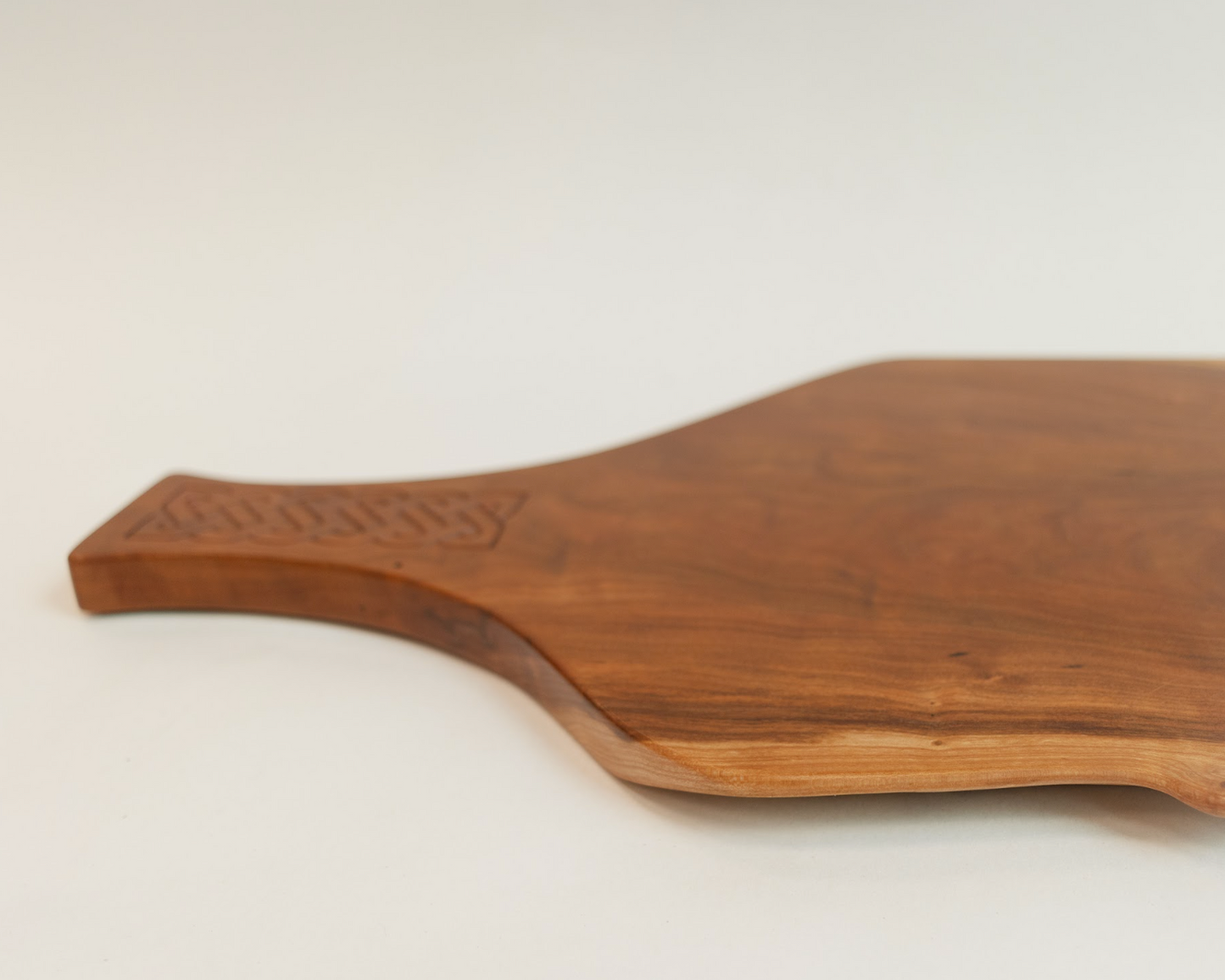 Carved Handle Charcuterie Board